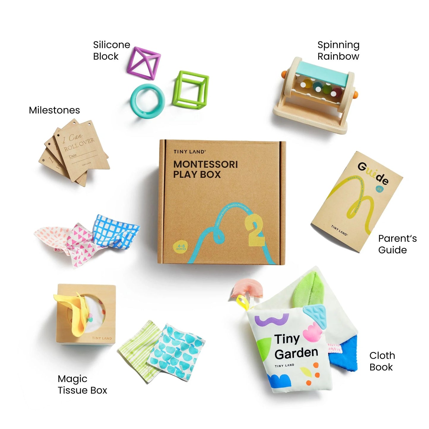 Tiny Land® Montessori Complete Baby Set (0-24 months)