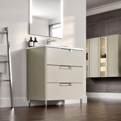 Eviva Marbella Bath Vanity with Acrylic Top and Integrated Sink (32"-40")