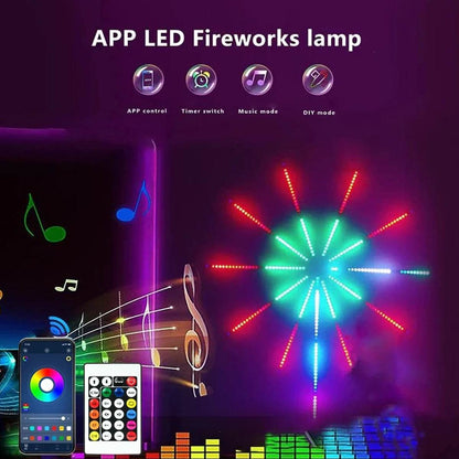 Smart Fireworks Light Show – Sync to Music via App, No Fireworks Needed!