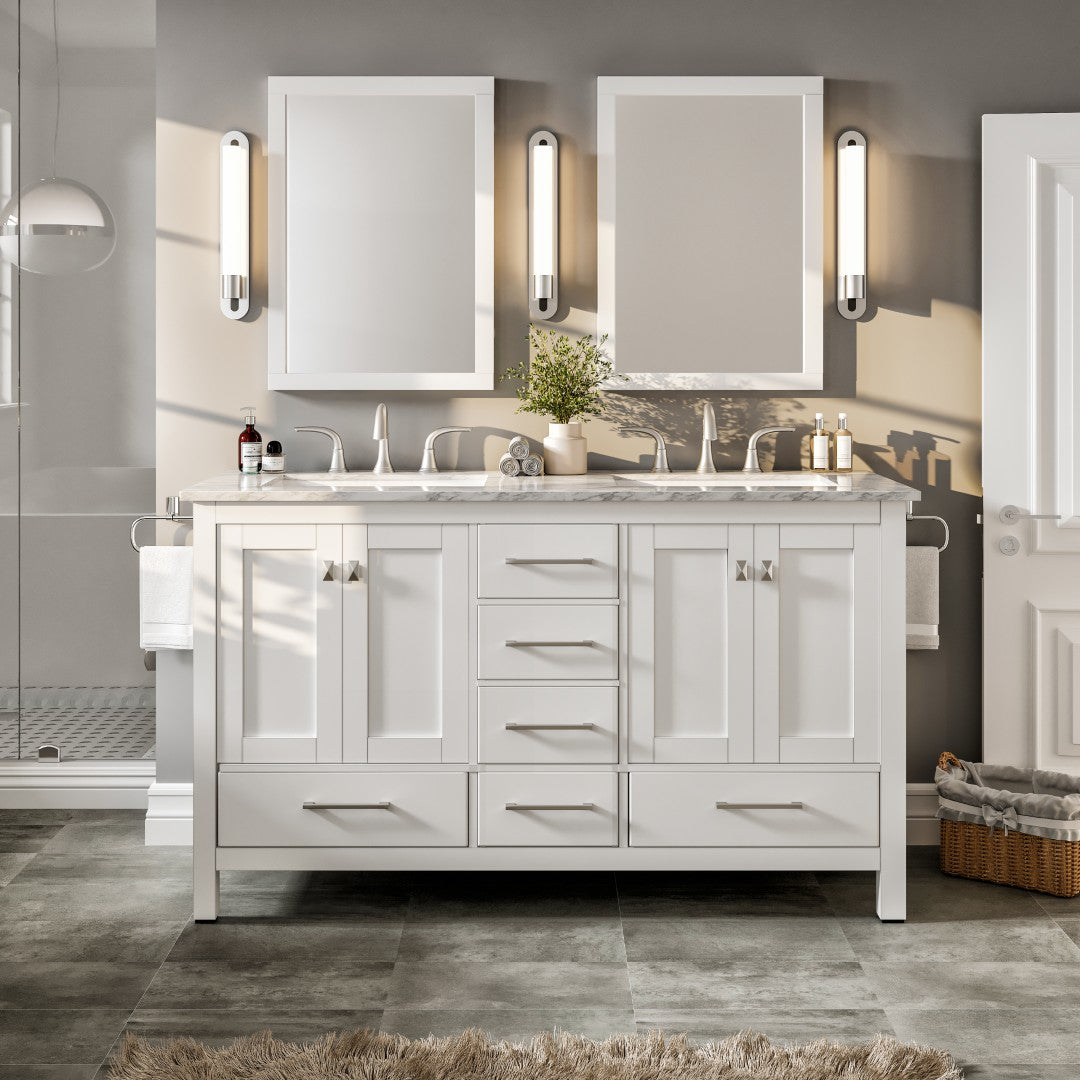 Eviva Aberdeen Transitional Bathroom Vanity (24"-72")