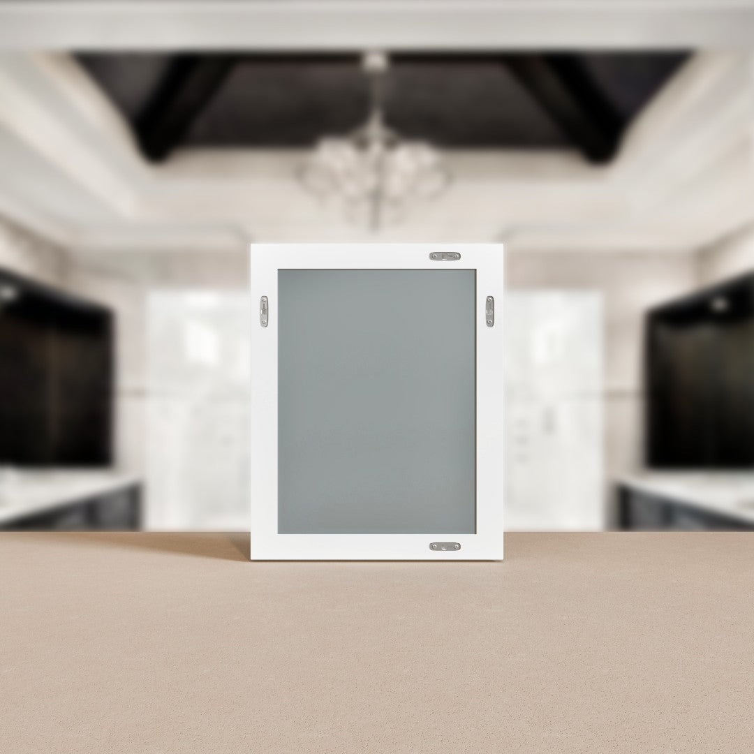 Eviva Aberdeen 72" x 30" Rectangular White Wooden Framed Mirror