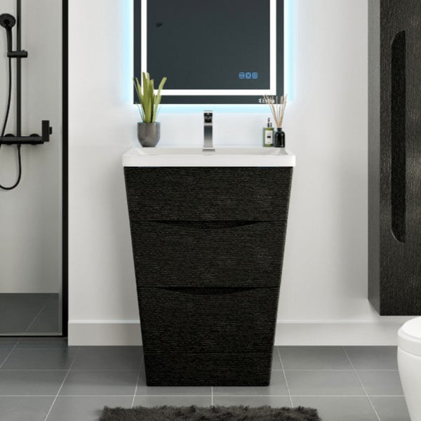 Eviva Victoria Bath Vanity with Acrylic Top and Integrated Sink (25"-32")