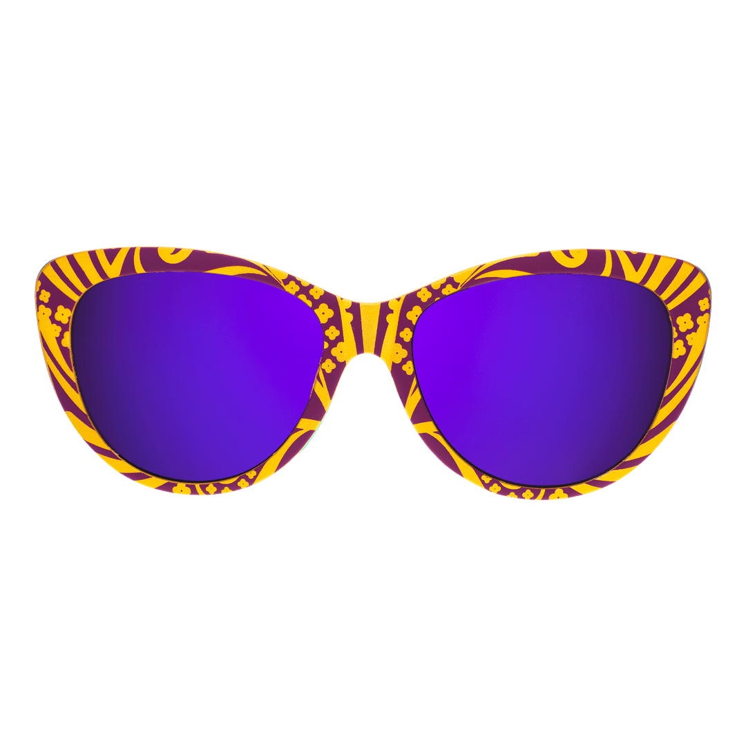 "Don't Ask How I Got These" Mardi Gras Glam G Polarized Sunglasses