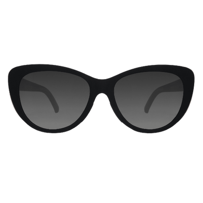 "It's Noir, Darling" Glam G Polarized Sunglasses