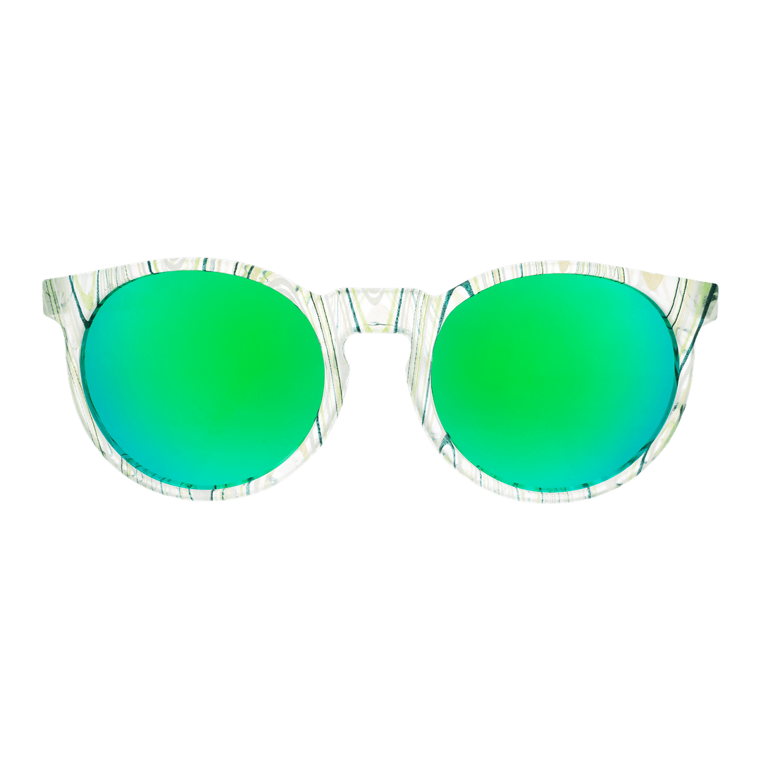 "Marble Arts Master” Circle G Polarized Sunglasses