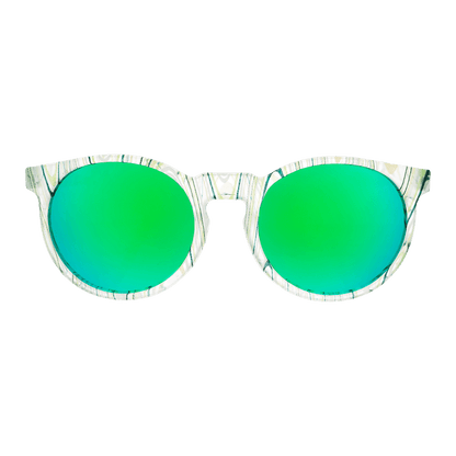 "Marble Arts Master” Circle G Polarized Sunglasses