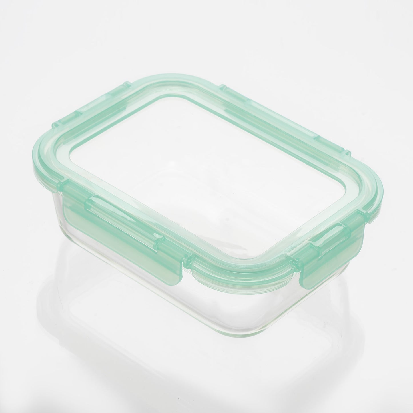 Glass Containers with Flexible Silicone Lids - Set of 3