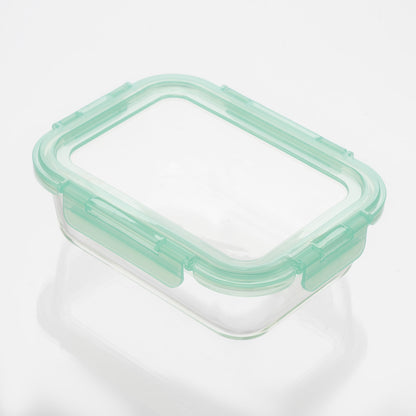 Glass Containers with Flexible Silicone Lids - Set of 3