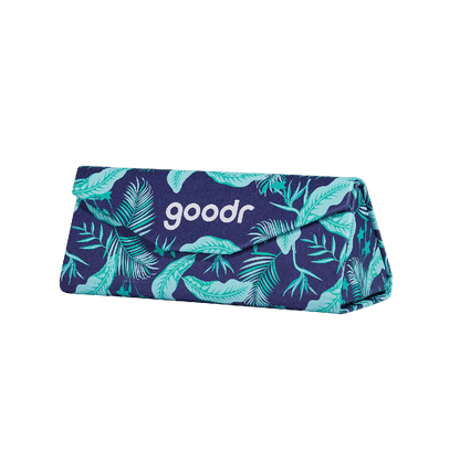 "Enter The Fold” Folding Sunglasses Case