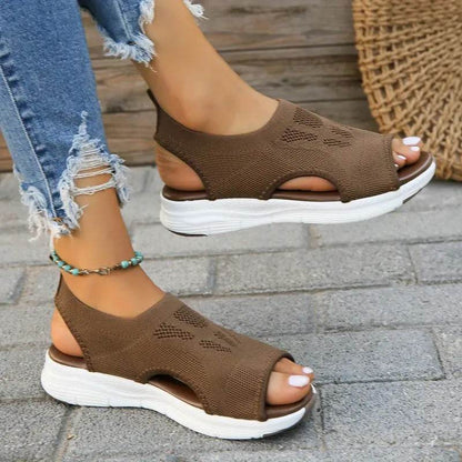 Women’s Orthopedic Mesh Slingback Sport Washable Sandals – Breathable Thick Sole Comfort Shoes