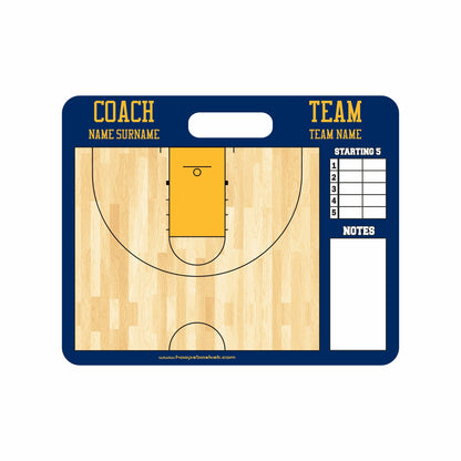 WOMEN'S NCAA Custom American Style Magnetic Coaching Board 11.4'' x 9.4'' / 29 cm x 24 cm