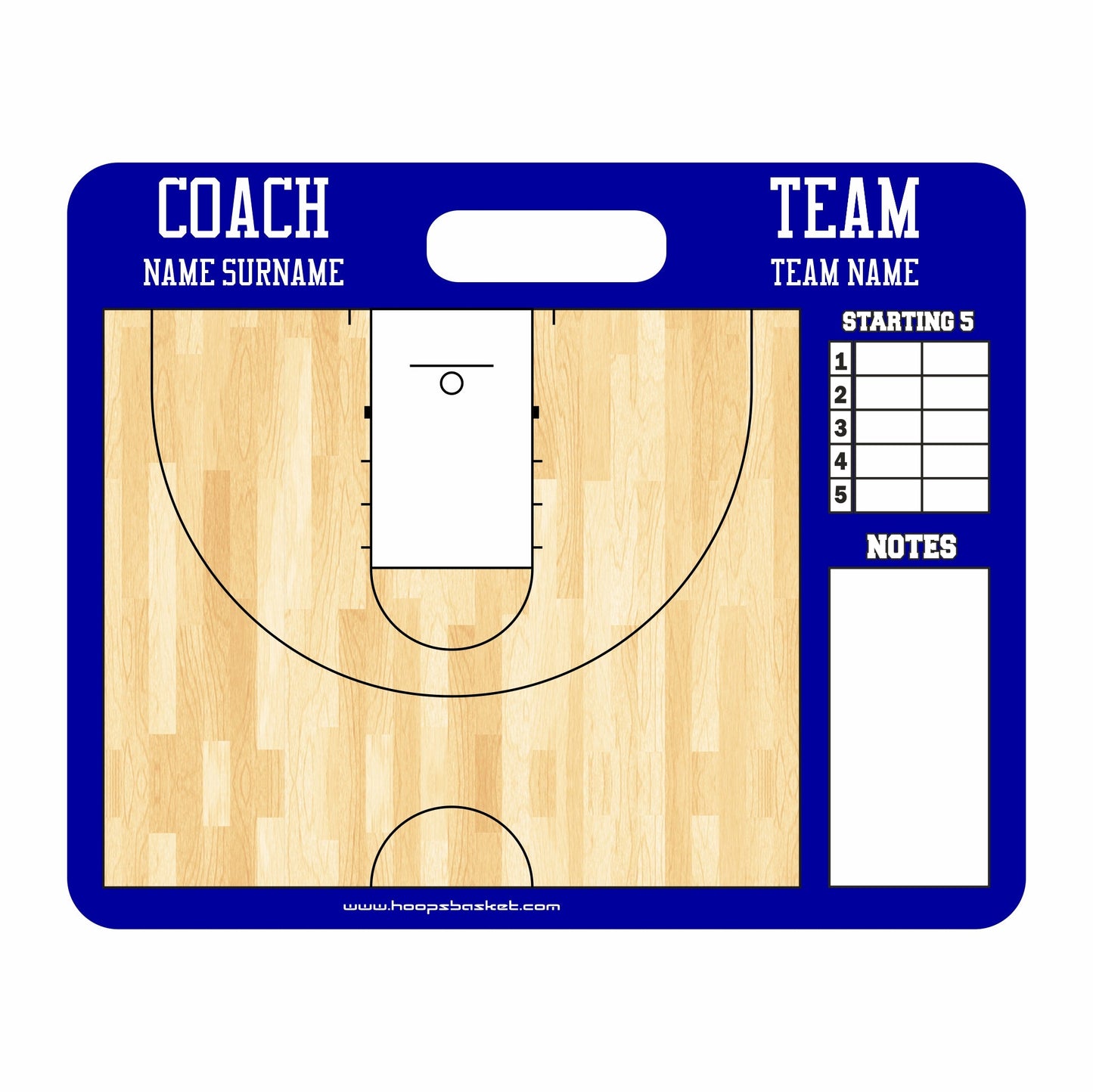 MEN'S NCAA Custom Magnetic Coaching Board 15.7 x 12.6