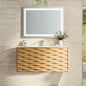 Eviva Oahu Wall Mount Bath Vanity with Solid Surface Top and Integrated Sink (32"-55")
