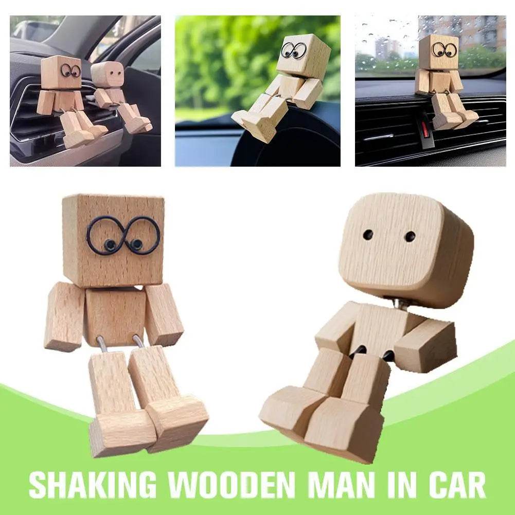 Swaying Wooden Figure  – Handmade Decorative Balance Toys