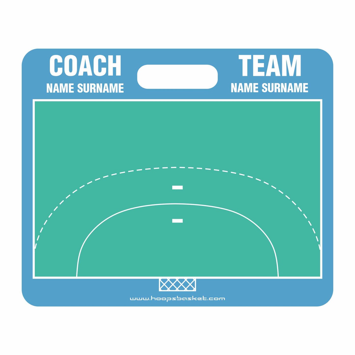 Custom Handball Magnetic Coaching Board 22'' x 17.5'' / 56 cm x 45 cm