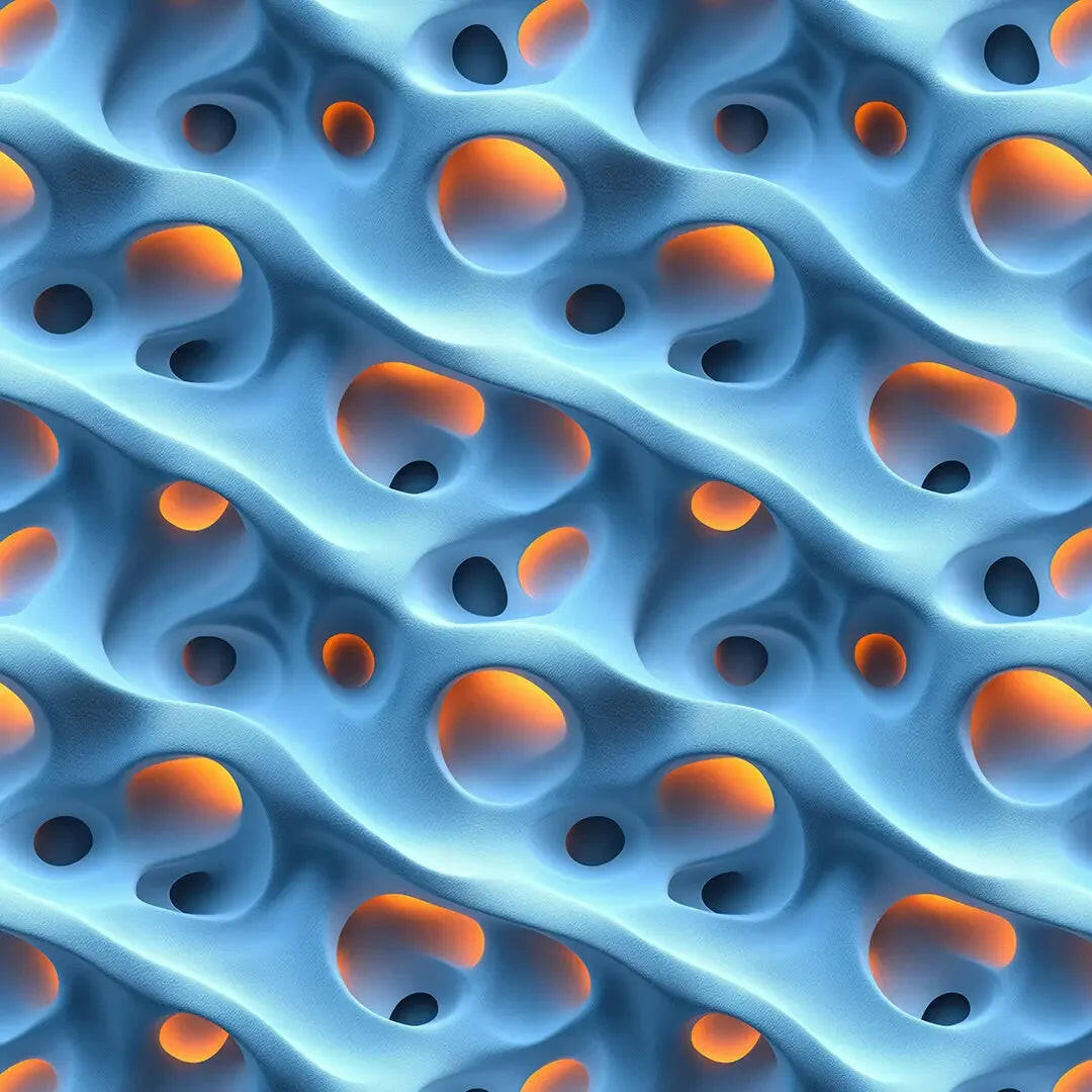 Subsurface Glow Organic Waves