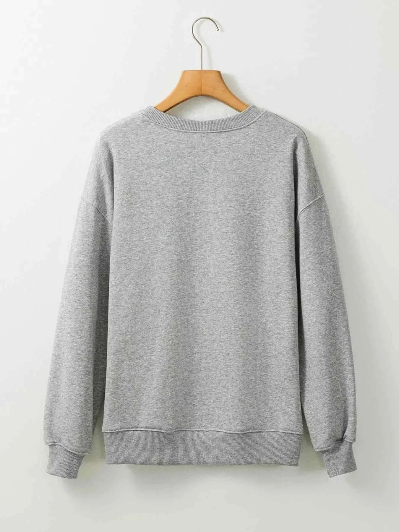Halloween Spooky Ghost Sequin Sweatshirt