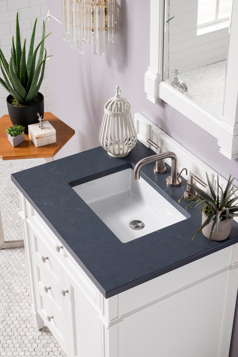 Brittany 30" Single Vanity in Bright White