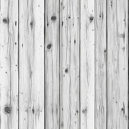Silvered Timber Plank Wallpaper