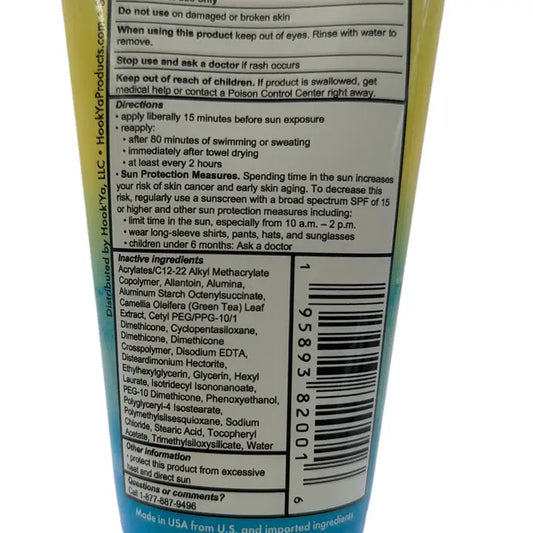 Hook Ya Sport Mineral Sunscreen Lotion SPF 50 – Reef Safe, Bait Safe, Boat Safe