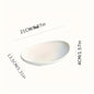 Sleek Oval Ceramic Plate  Perfect for Any Meal