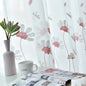 Elegant Floral Embroidered Tulle Curtain for Home Decor