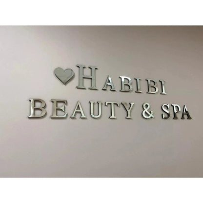 3D Acrylic Letter Wall Decor Stickers 26-Pack
