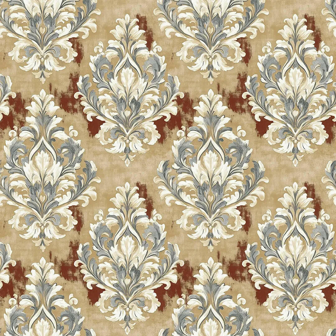 Aged Manor Grandeur Wallpaper