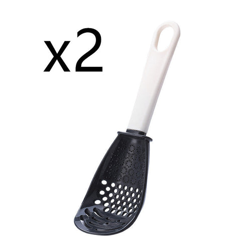 Multifunctional Slotted Spoon Grinding Cooking Spoon Mashed Auxiliary | Kitchen Accessories | Kitchen + Metal