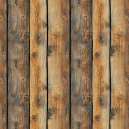 Fireside Cabin Wood Plank Wallpaper