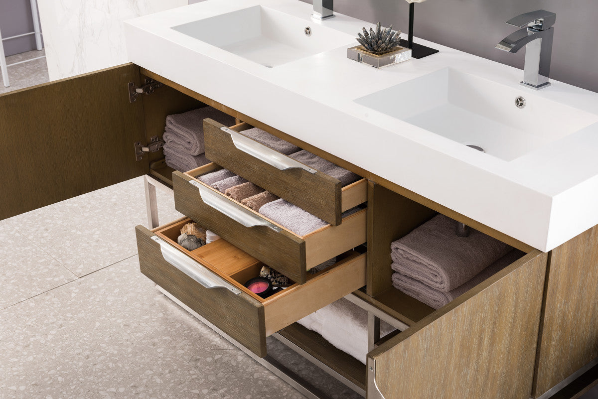 Columbia 59" Double Vanity Cabinet