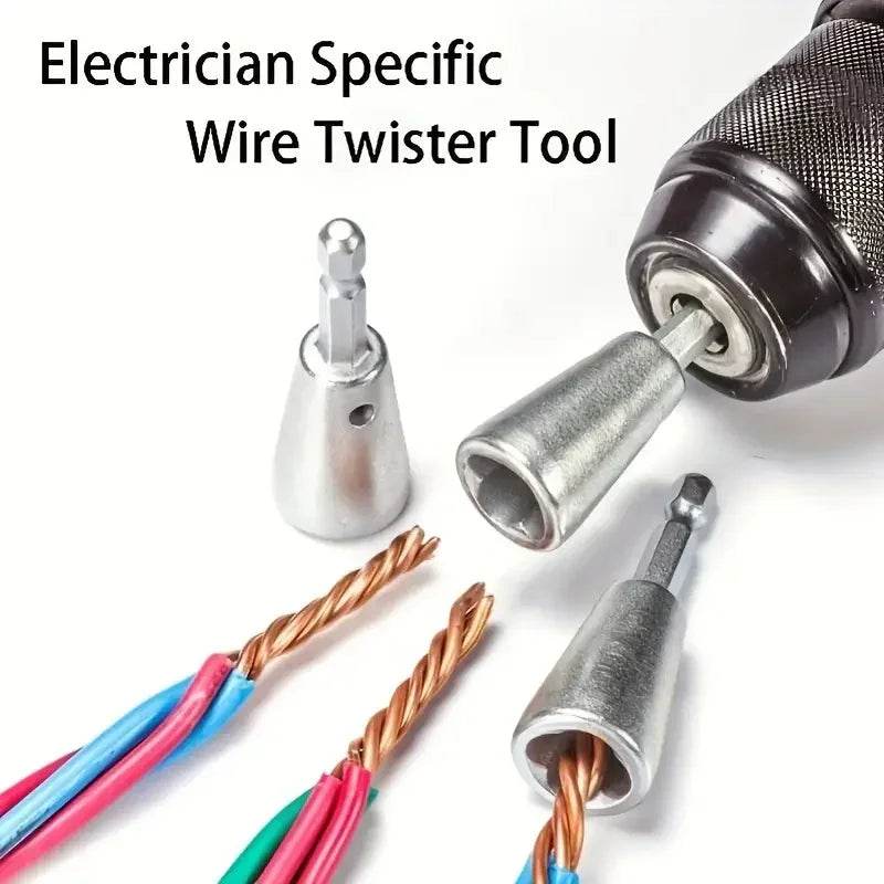 1PC Wire Twisting Tool – Quick Twister Electrician Artifact for Power Drill Drivers | Multi-Tool Cable Connector Device