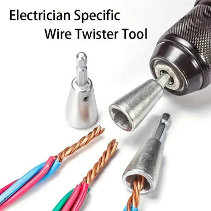 1PC Wire Twisting Tool – Quick Twister Electrician Artifact for Power Drill Drivers | Multi-Tool Cable Connector Device