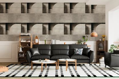 Urban Concrete Forms Mural