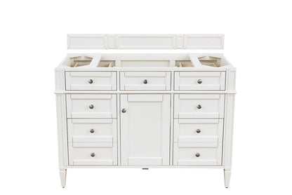 Brittany 48" Single Vanity in Bright White