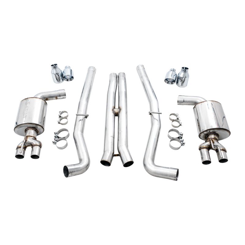 AWE Tuning 2015+ Dodge Challenger 6.4L/6.2L Non-Resonated Touring Edition Exhaust - Use Stock Tips