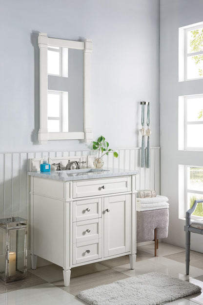 Brittany 30" Single Vanity in Bright White