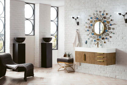 Columbia 48" Single Wall Mount Vanity Cabinet