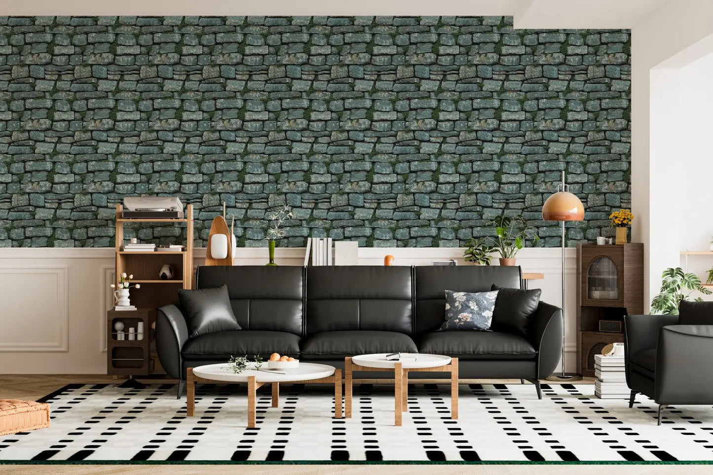 Countryside Estate Stone Wall
