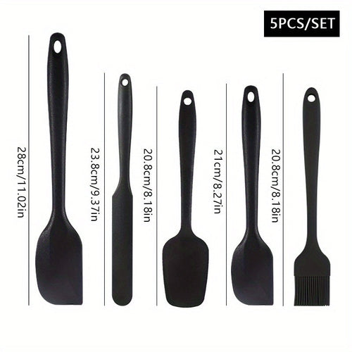 Versatile Silicone Spatula Set Bake Brush and More | Kitchen Essentials | Kitchen + Metal