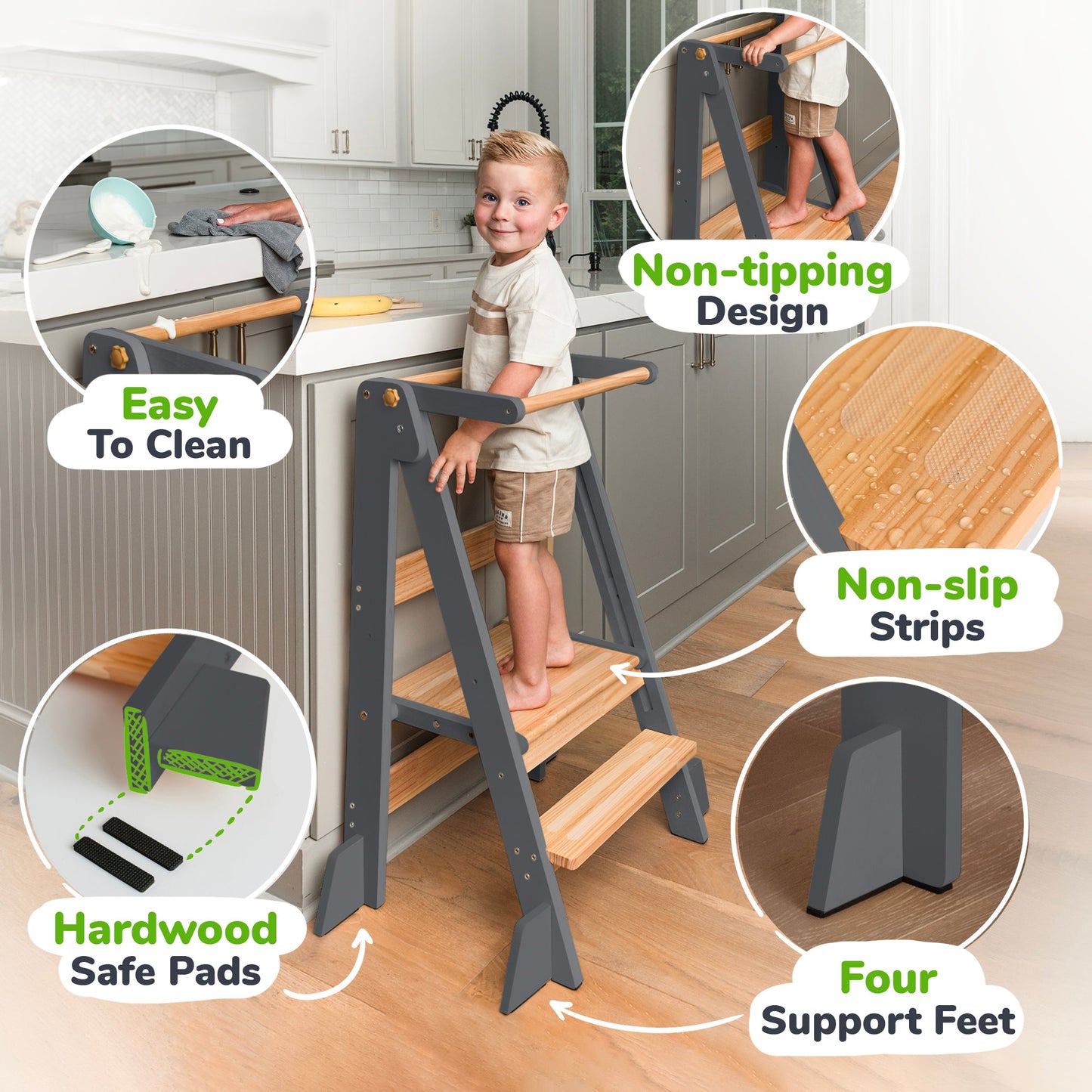 Foldable Kitchen Tower