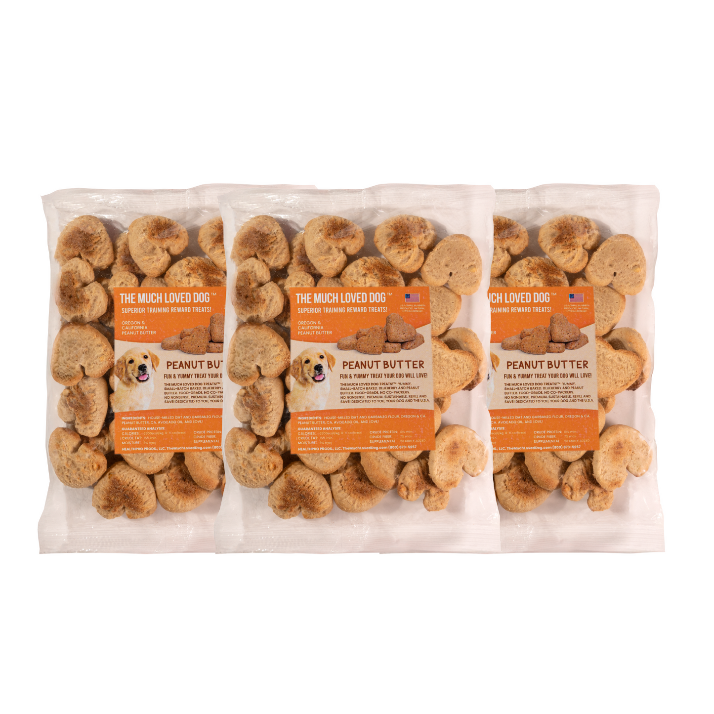 Much Loved Dog Blueberry Training Reward Treats - ECO Set (Filled Fresh Keeper +1 Refill)