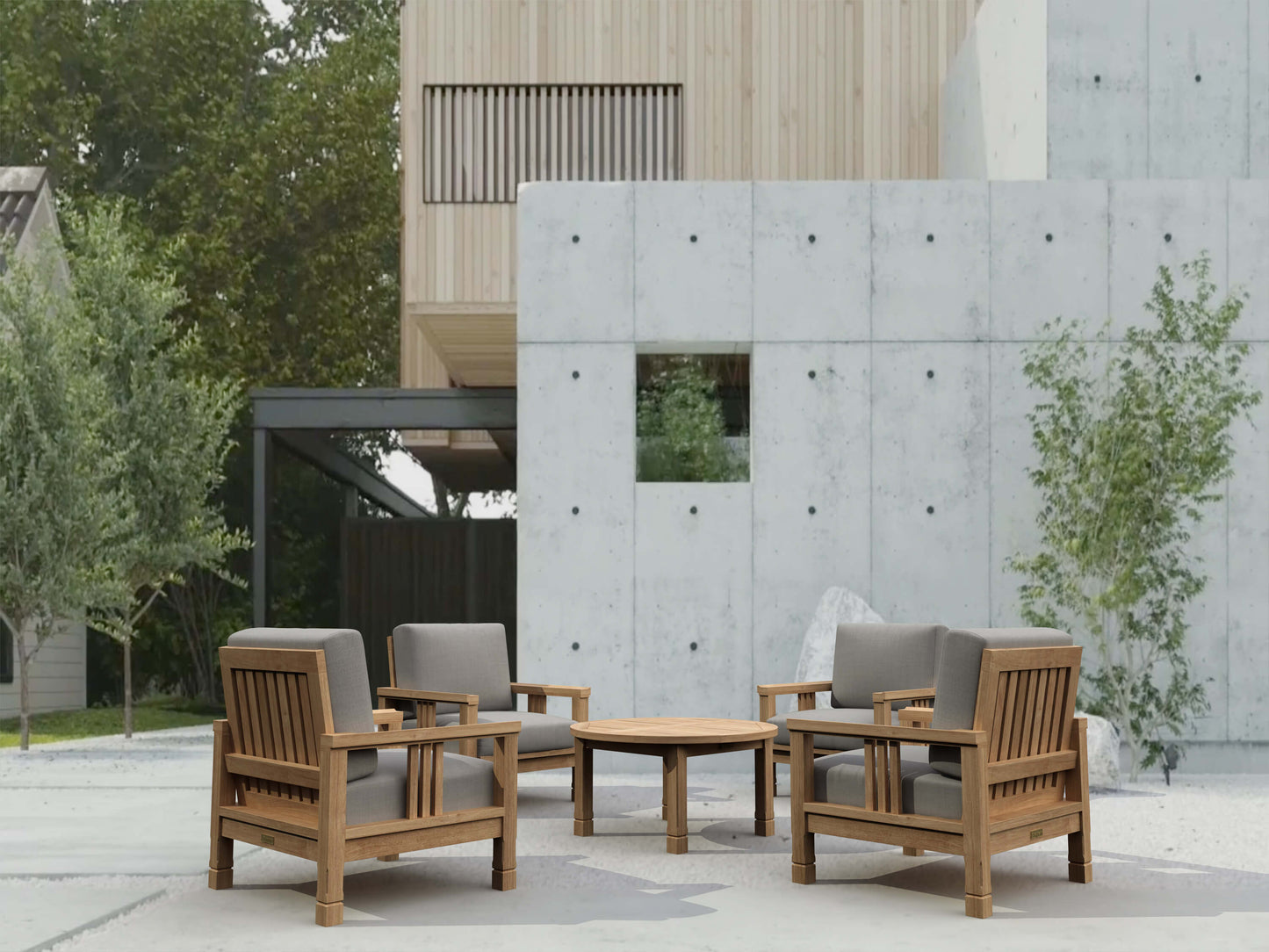 Set-256-4 Southbay Deep Seating 5-Pc Set
