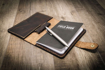 Leather Field Notes Cover -  Walnut Brown