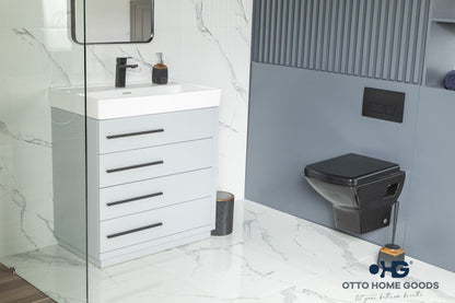 Adora 32" Light Gray Bathroom Cabinet