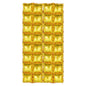 4 Rows Square Foil Balloon Wall Decoration