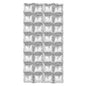 4 Rows Square Foil Balloon Wall Decoration