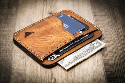 Mansfield Minimalist Wallet - Saddle Tan