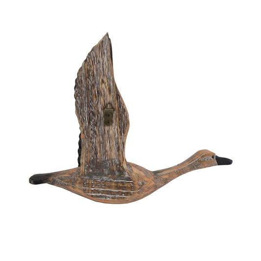 Set of Three Brown Wood Novelty Hanging Dimensional Sculpture | Kitchen + Metal