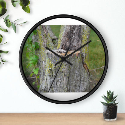 Tree Stump Wall clock